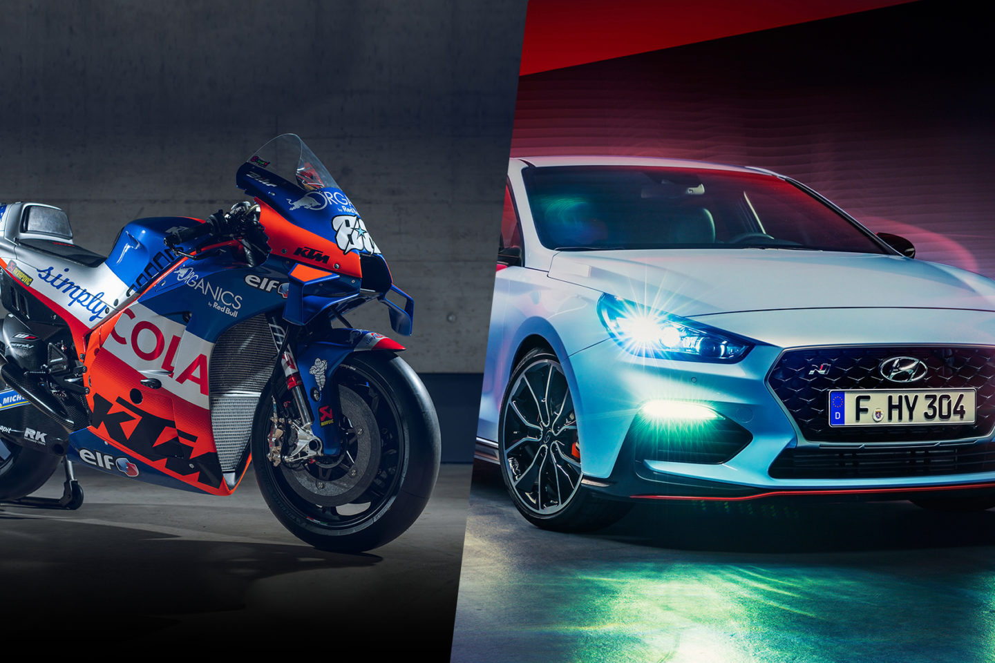 O que é que o Hyundai i30 N e a KTM RC16 do Miguel ...