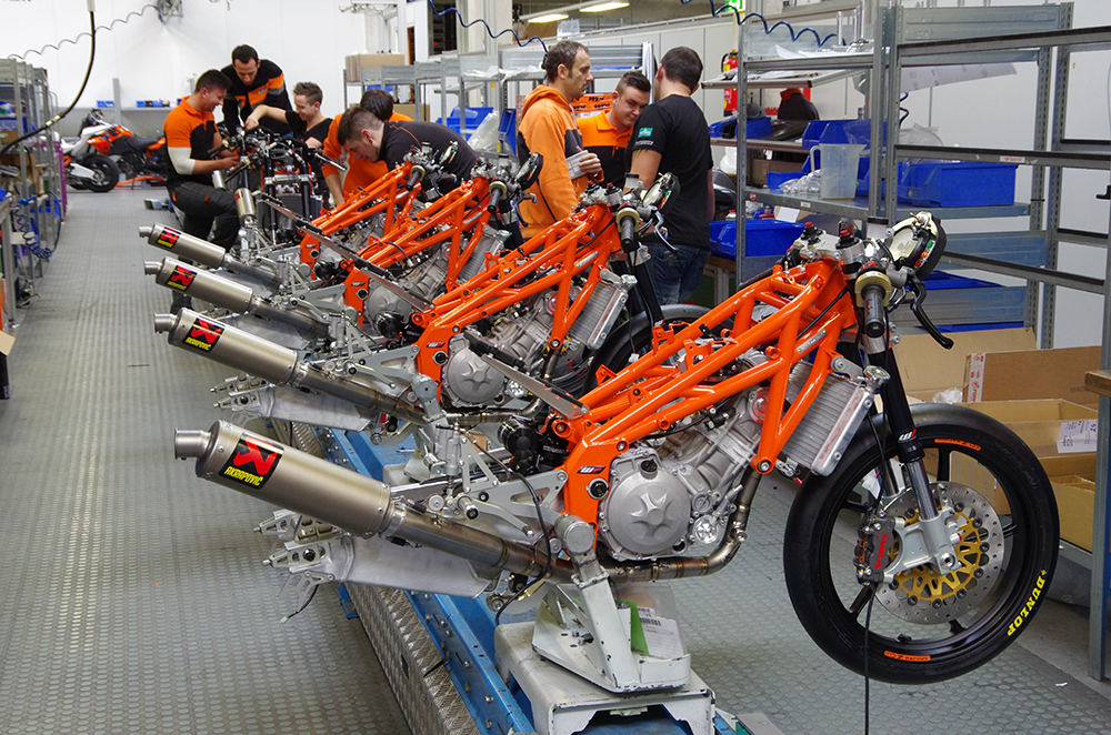 KTM quadros em treliça