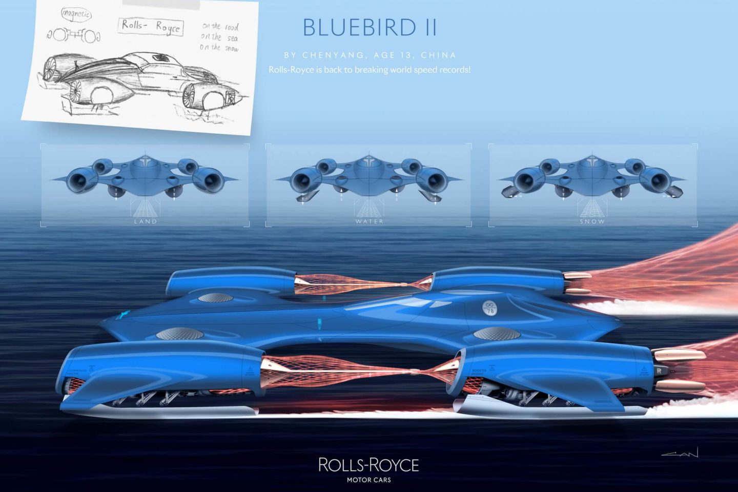 Rolls-Royce concurso desenho