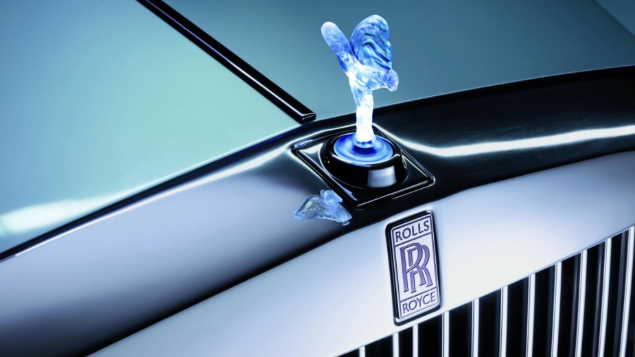 Rolls-Royce logótipo iluminado