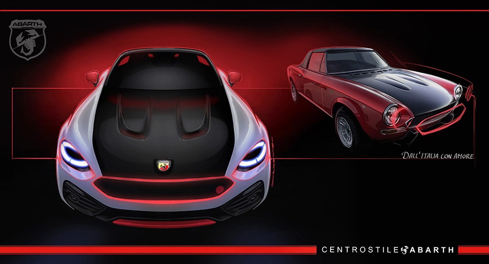 Abarth 124 Spider sketch