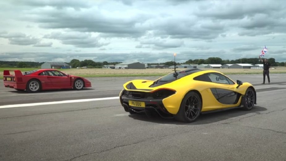 Ferrari F40 vs McLaren P1