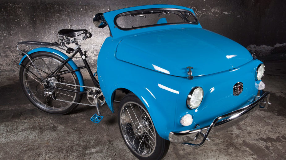 Fiat 500 bicicleta