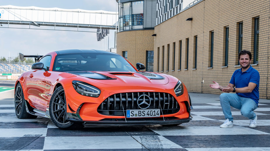 Diogo Teixeira com Mercedes-AMG GT Black Series