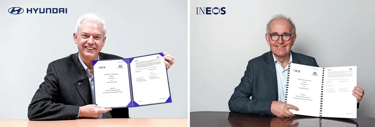 Hyundai e INEOS acordo 