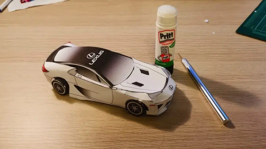 Lexus LFA origami