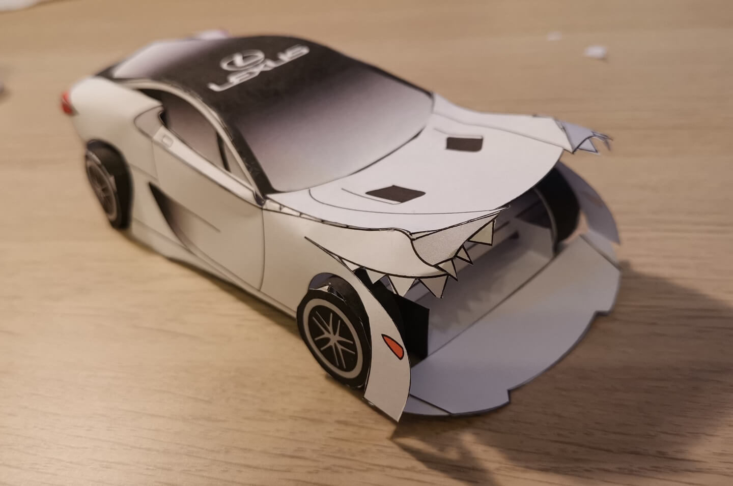 Lexus LFA origami