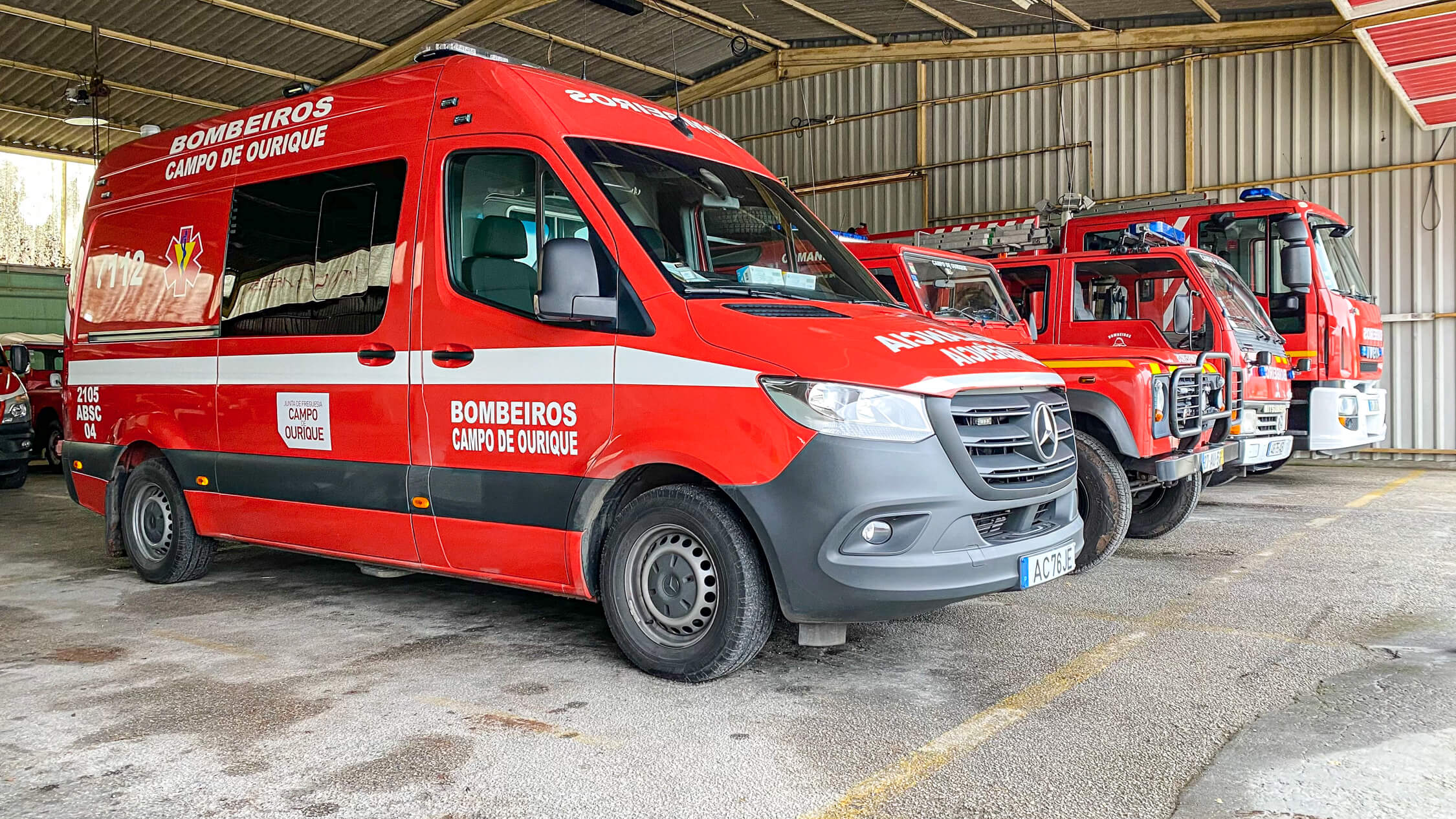 Veículos de bombeiros