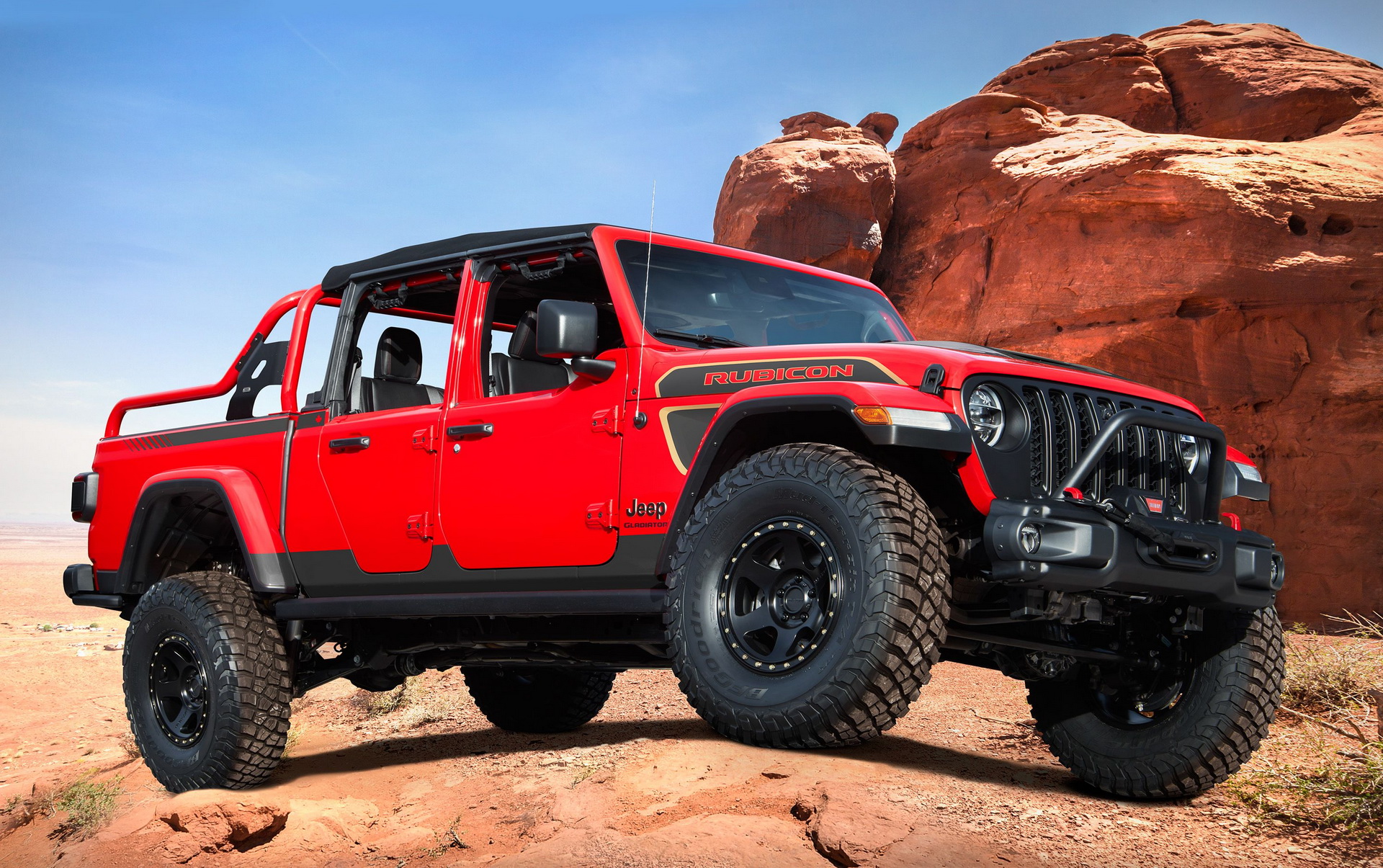 Jeep Gladiator Red Bare