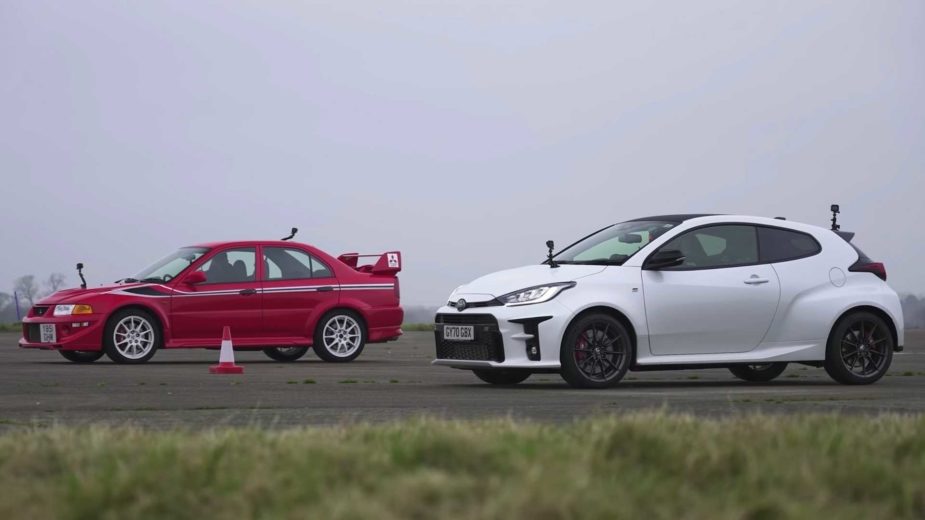 Toyota GR Yaris contra Mitsubishi Evolution VI Tommi Makinen