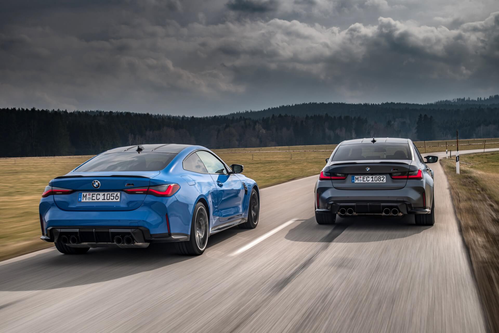 El BMW M3 Competition M xDrive y el BMW M4 Competition M xDrive