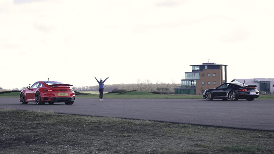 Porsche 911 Turbo S Drag Race