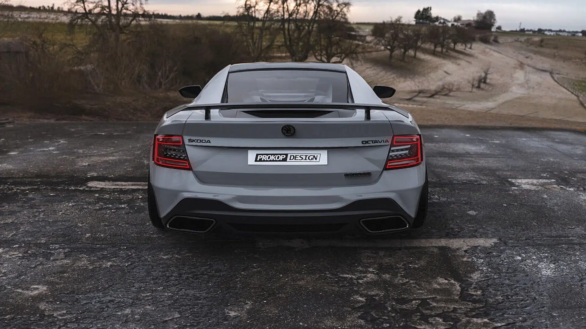 Skoda-Octavia Mid-Engine