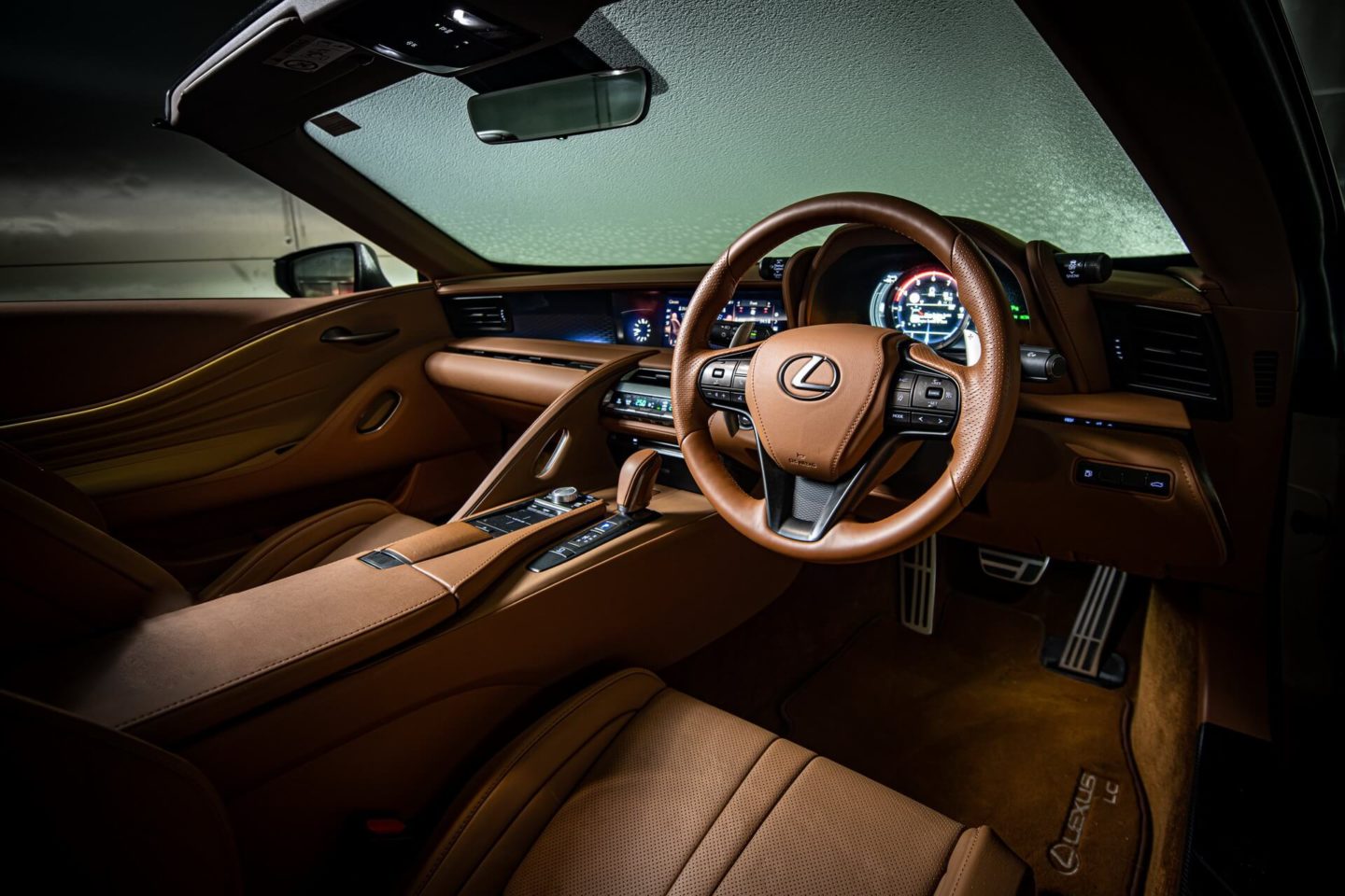 Lexus LC 500 Convertible congelado