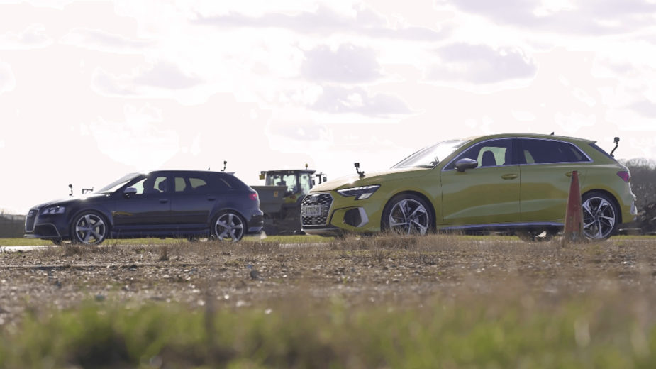 Drag race - Audi S3 vs Audi RS 3