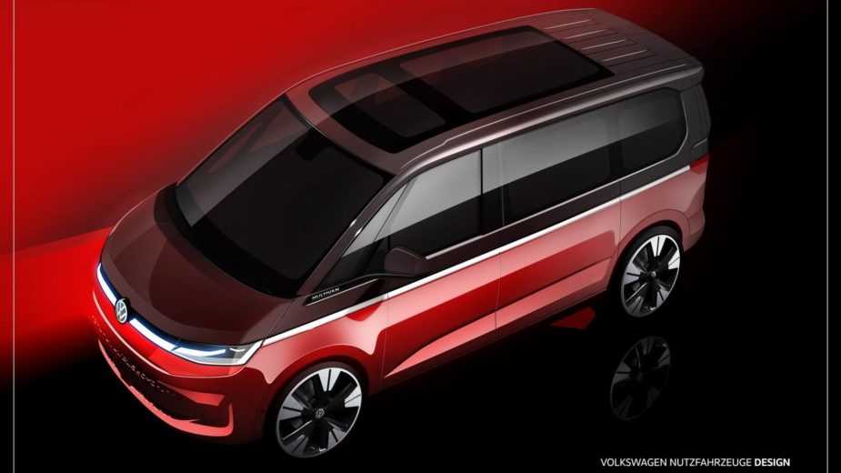 Teaser Volkswagen T7 Multivan