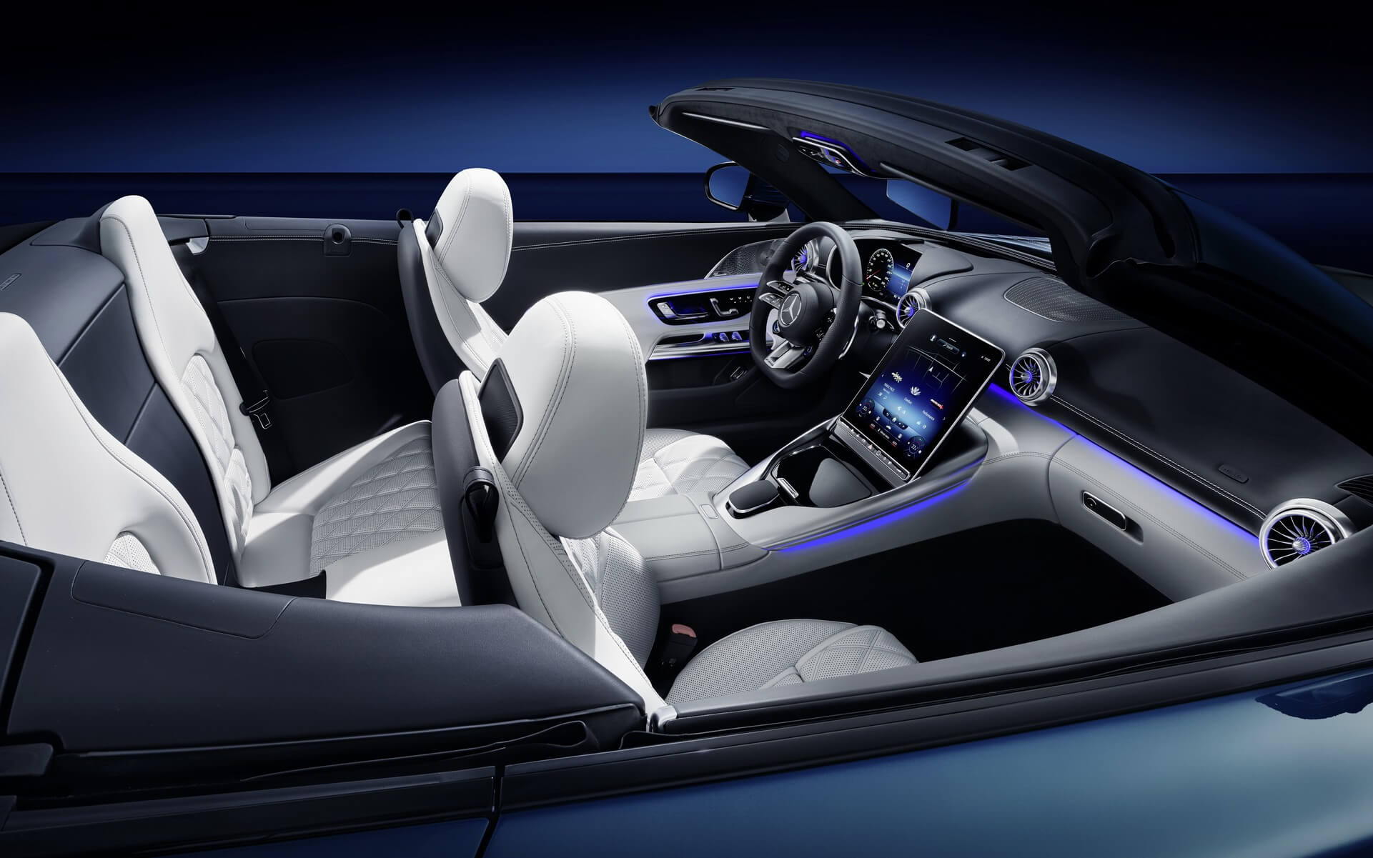 El interior del nuevo Mercedes-AMG SL R232