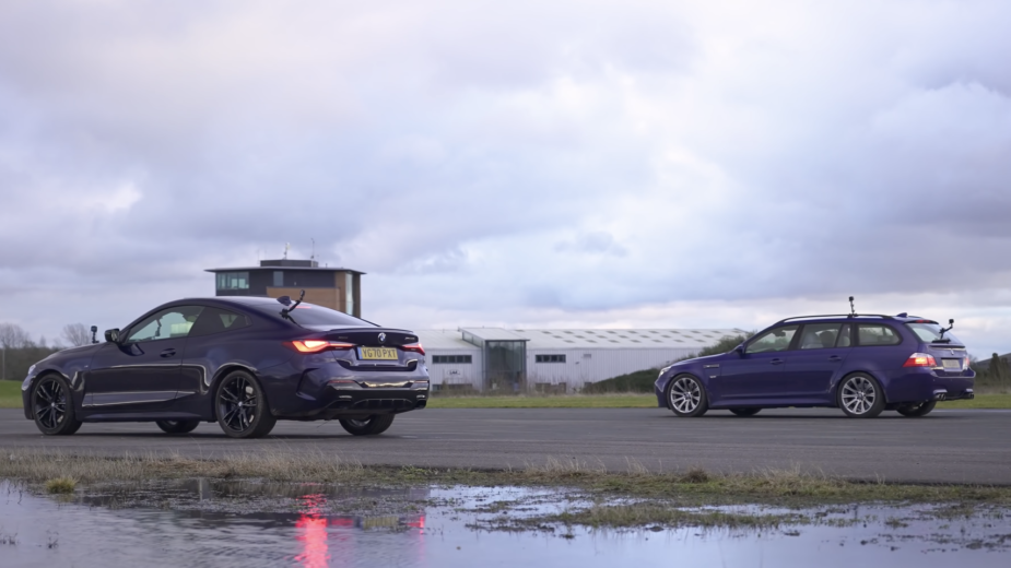 Drag Race BMW m440i vs M5 Touring (e61)