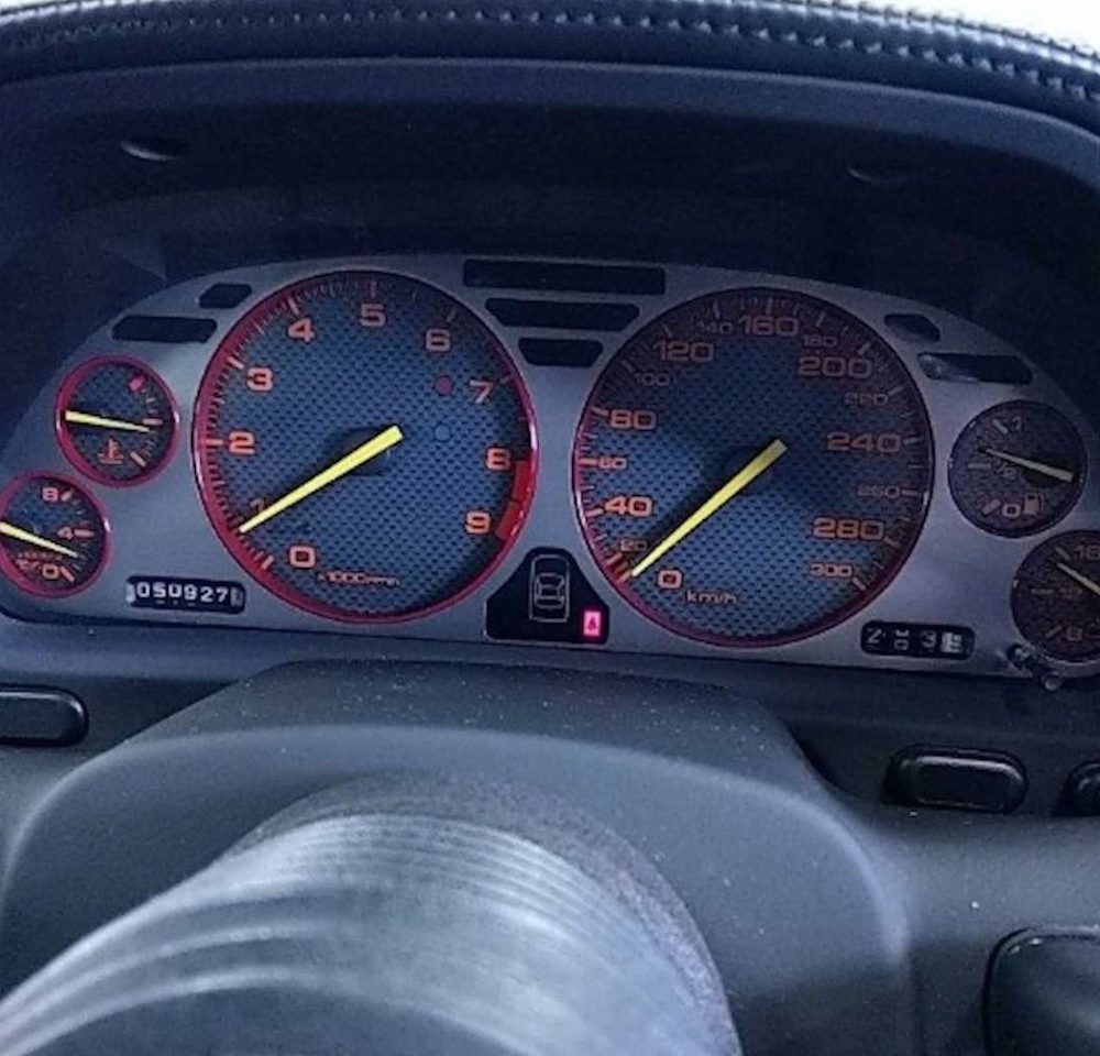 Honda NSX_R odómetro