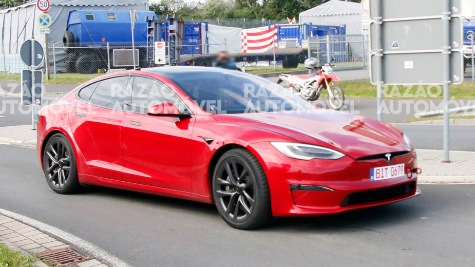 Tesla Model S Plaid fotos-espia
