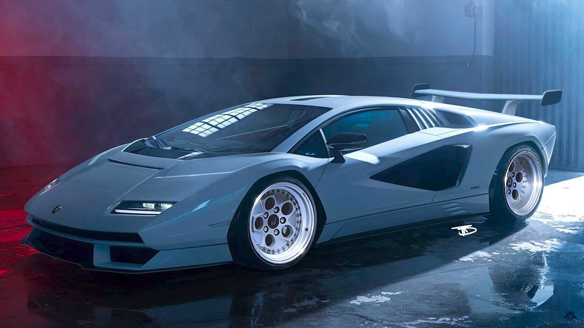 Lamborghini countach render