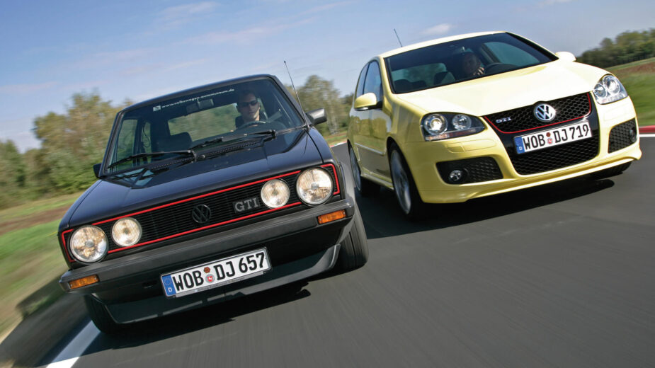 Volkswagen Golf GTI I e Golf GTI V