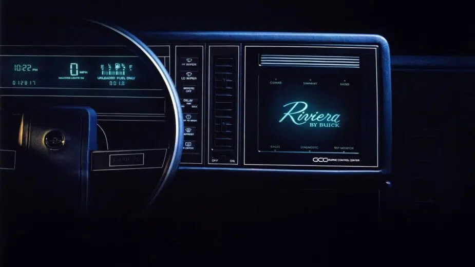 Buick Riviera ecrã