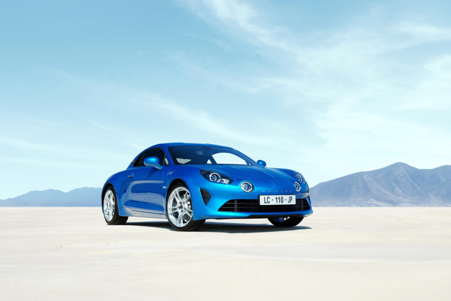 Alpine A110 frente 3/4