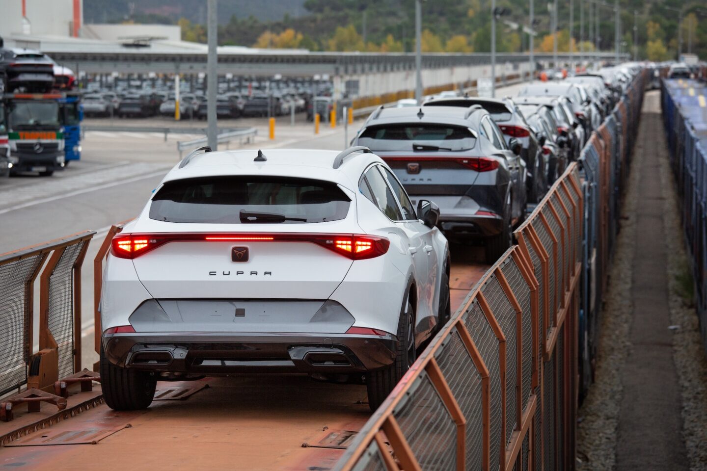 Produção automóvel nacional Autoeuropa comboio SEAT