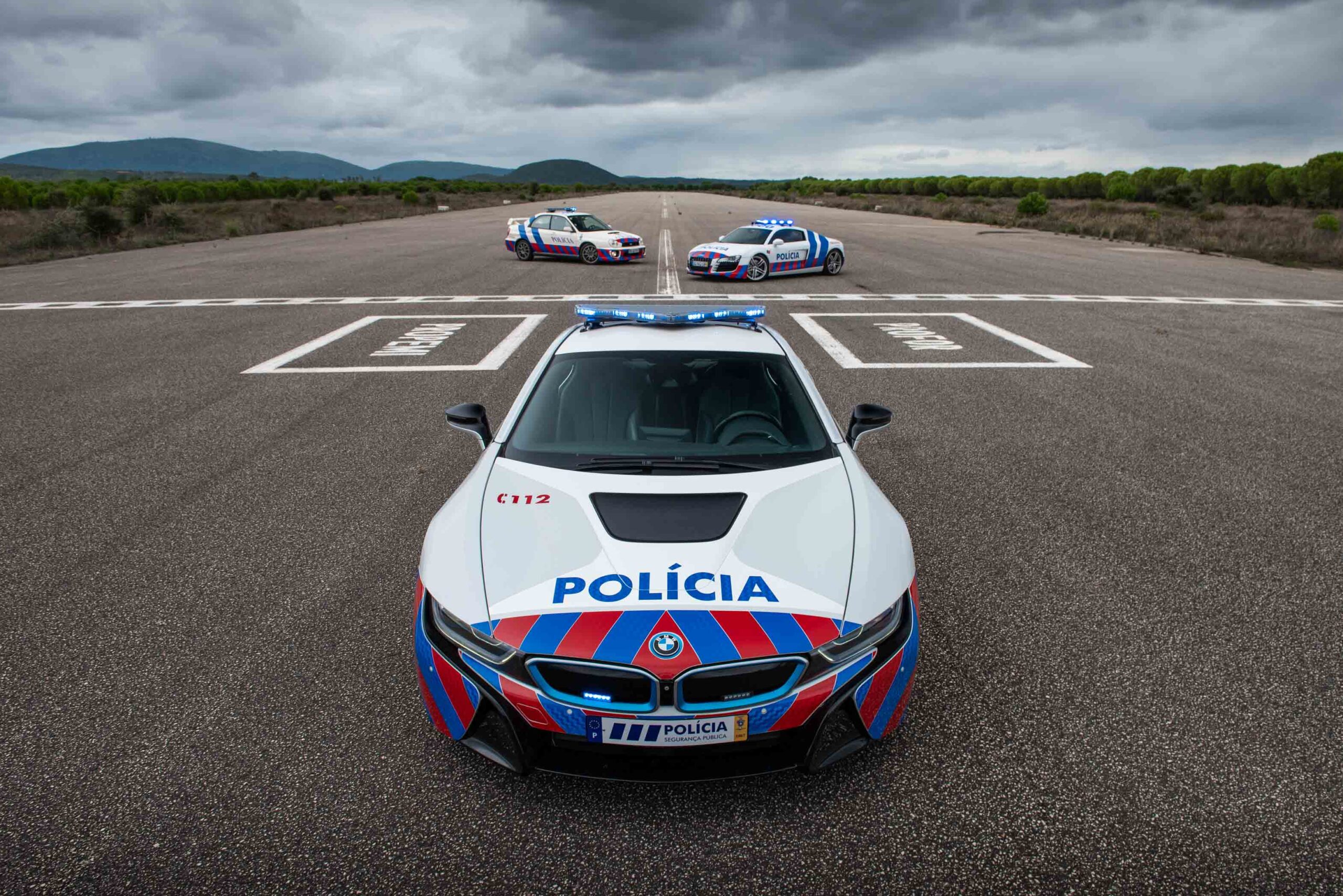 Polícia de segurança pública tem um carro novo. Os detalhes do