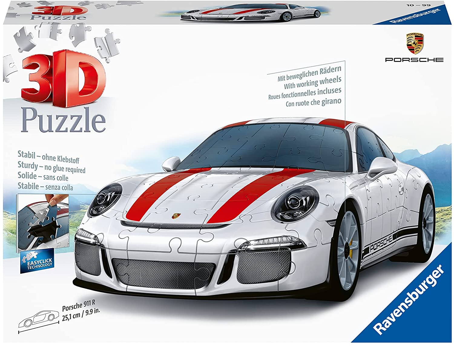 Porsche 911 Puzzle 3d