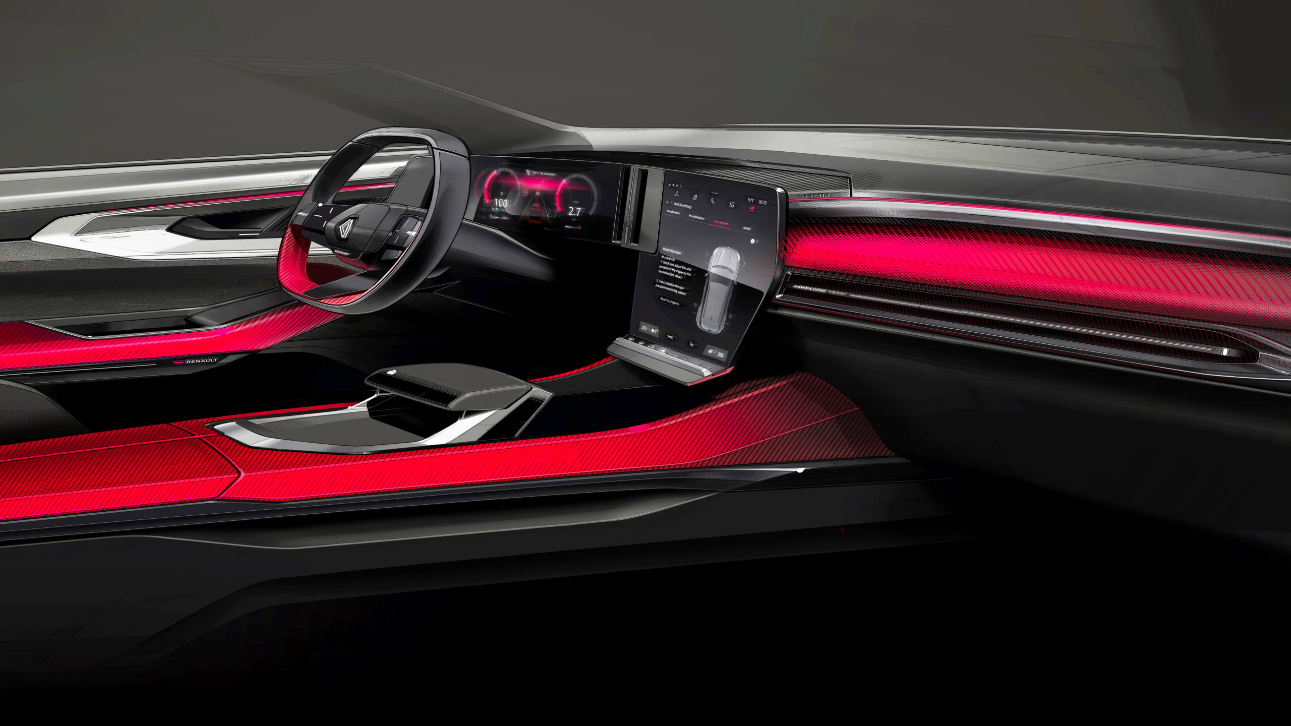 Renault Austral teaser interior