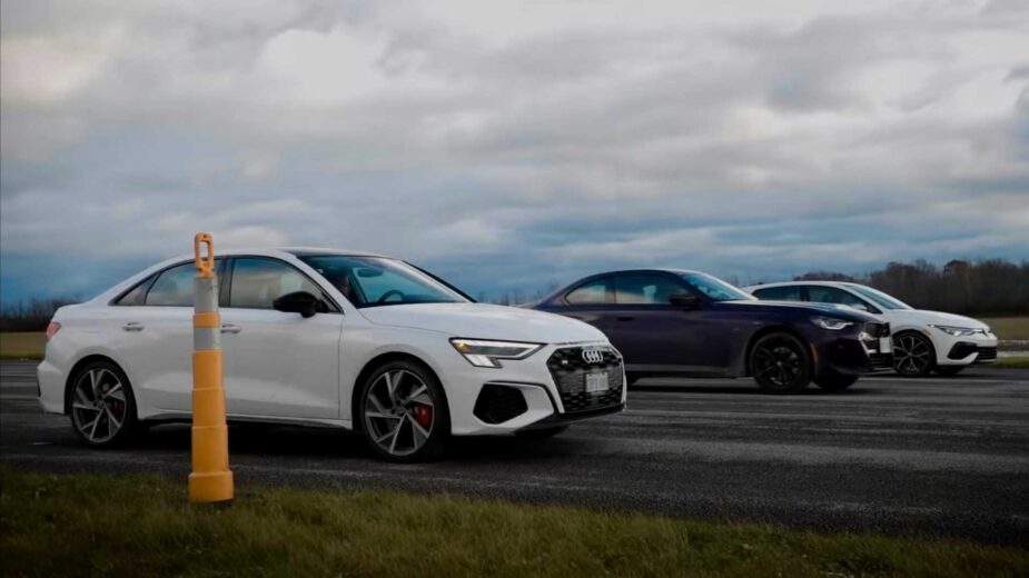 Volkswagen Golf R vs Audi S3 vs BMW M240i