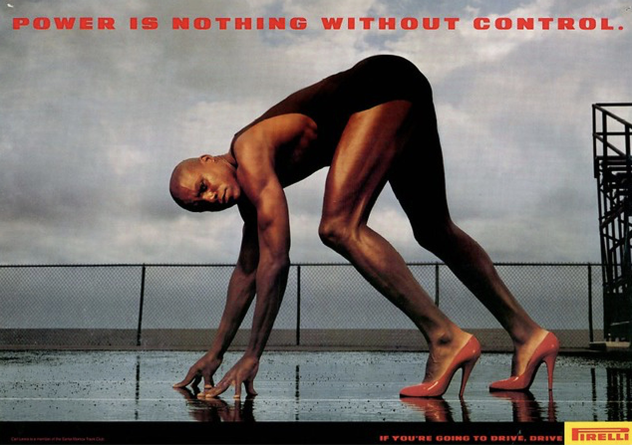 Pirelli anúncio Carl Lewis