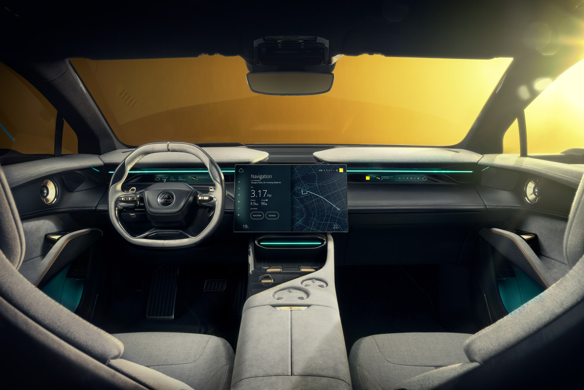 lotus Eletre interior