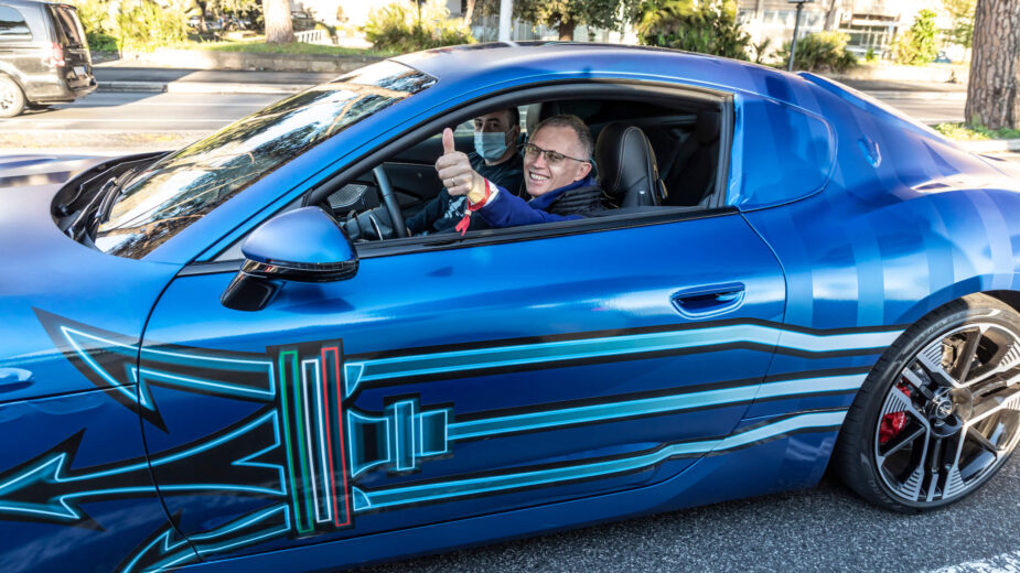 Carlos Tavares Maserati GranTurismo Folgore