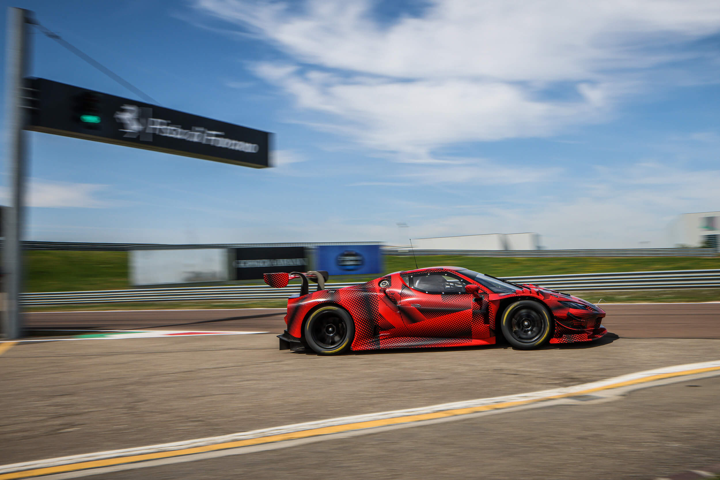 Ferrari 296 GT3 Fiorano testes