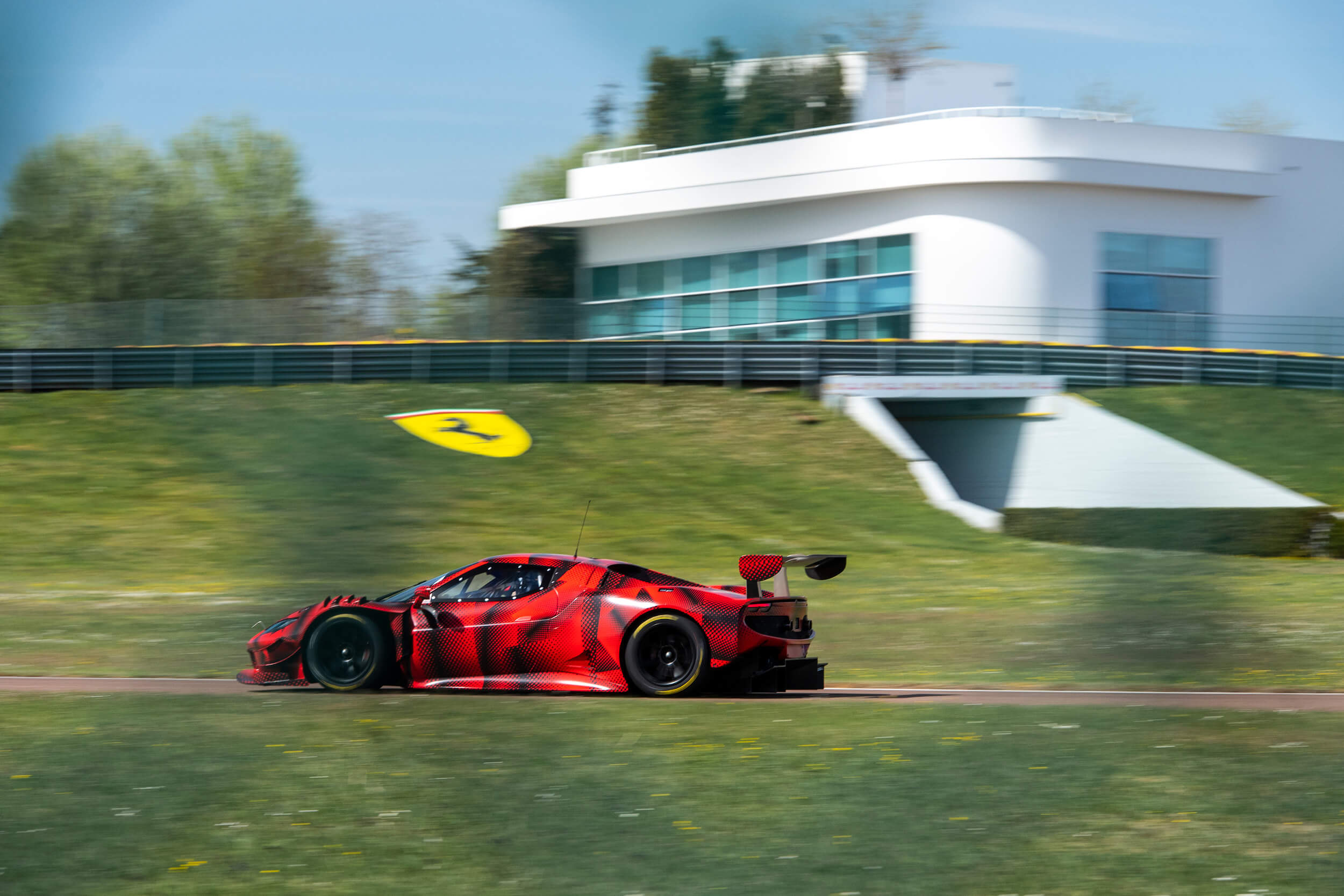 Ferrari 296 GT3 Fiorano testes