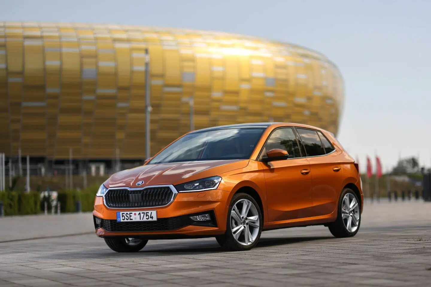 Skoda Fabia frente 3/4