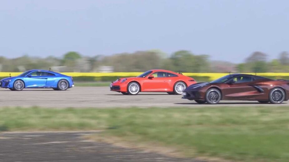 Corvette C8 vs Porsche 911 vs Audi R8