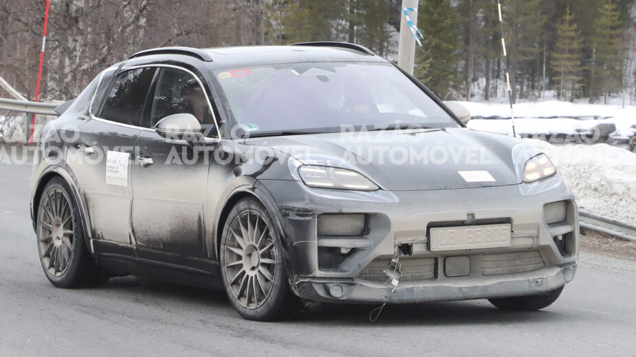 Fotos-espia Porsche Macan elétrico