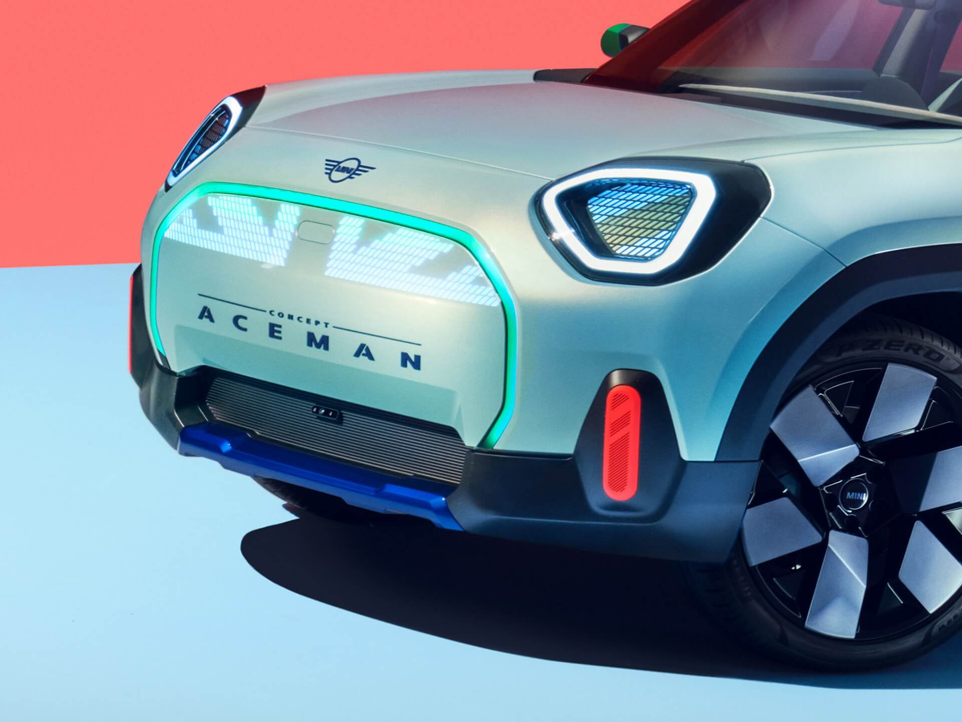 MINI Concept Aceman, vista aproximada da frente