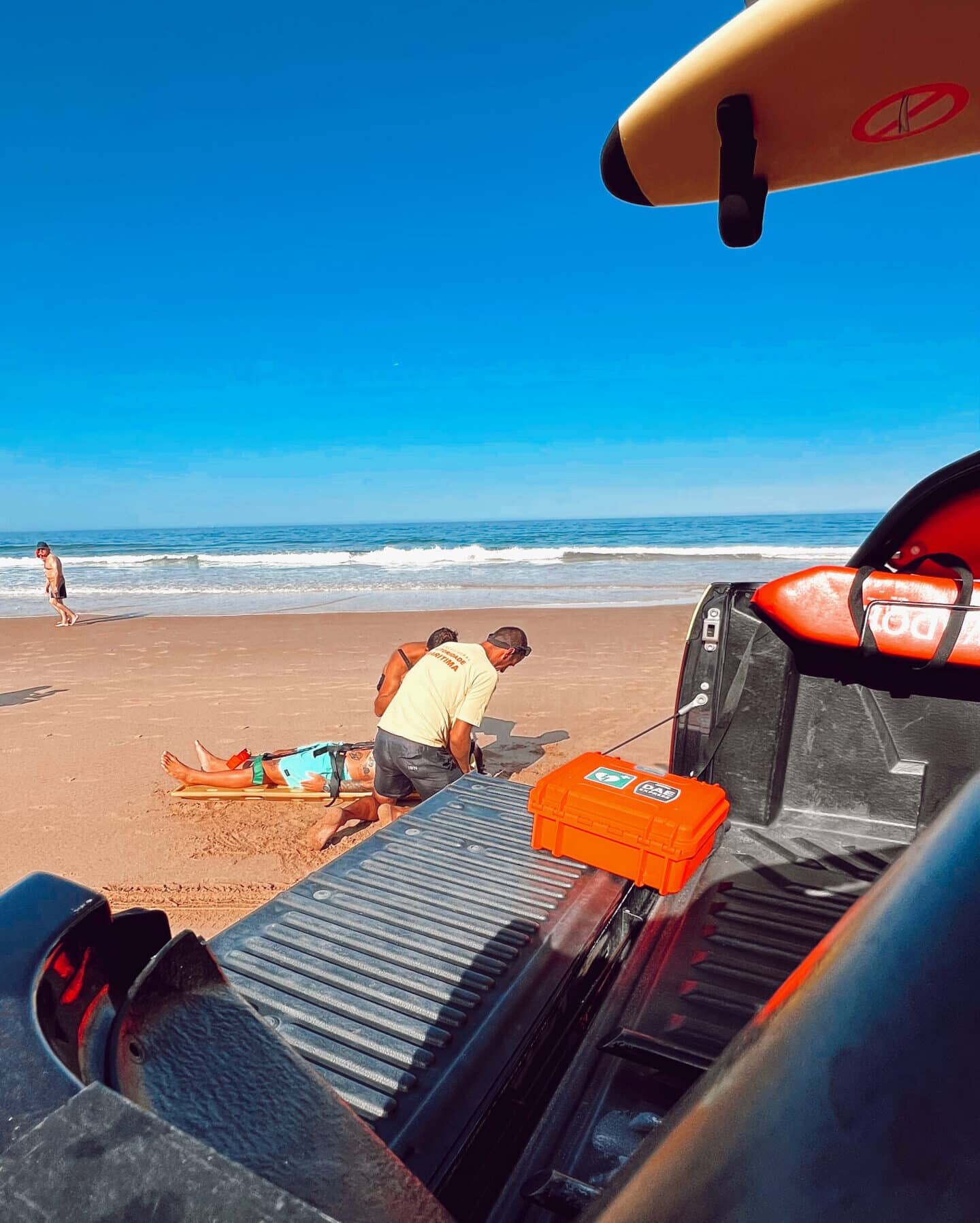 simulacro de operação de socorro do projeto Seawatch