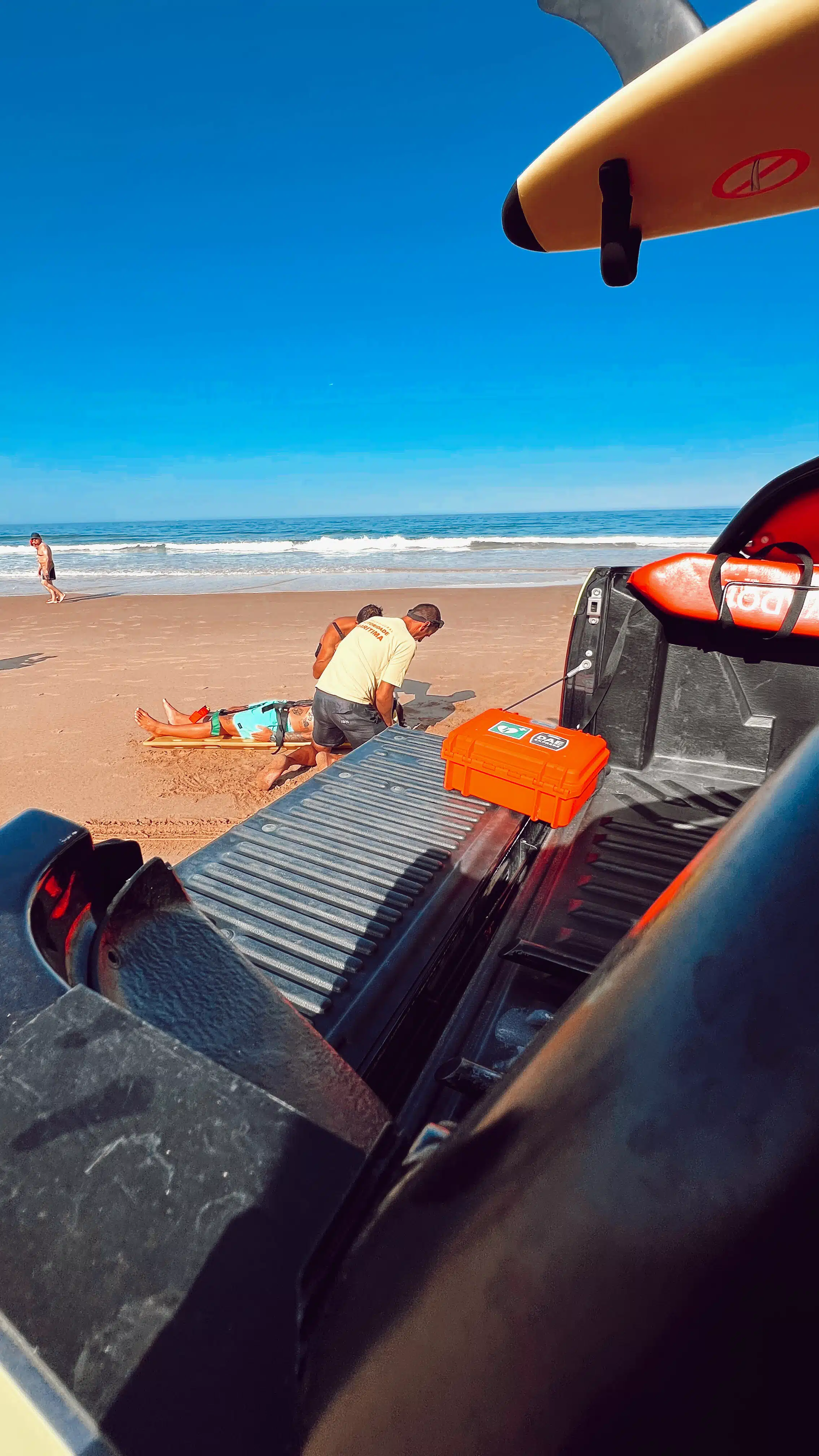 simulacro de operação de socorro do projeto Seawatch