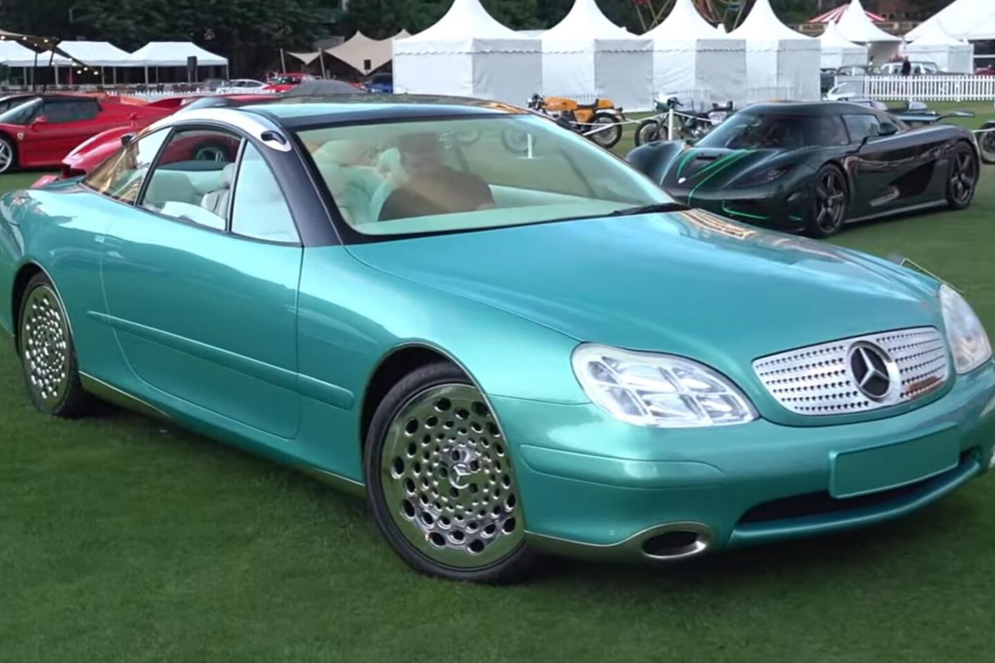 Mercedes-Benz F200 Imagination vista 3/4 frente no London Concours