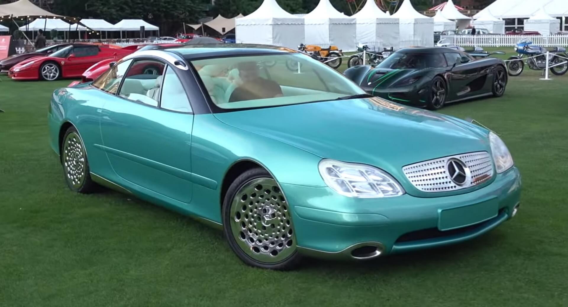 Mercedes-Benz F200 Imagination vista 3/4 frente no London Concours