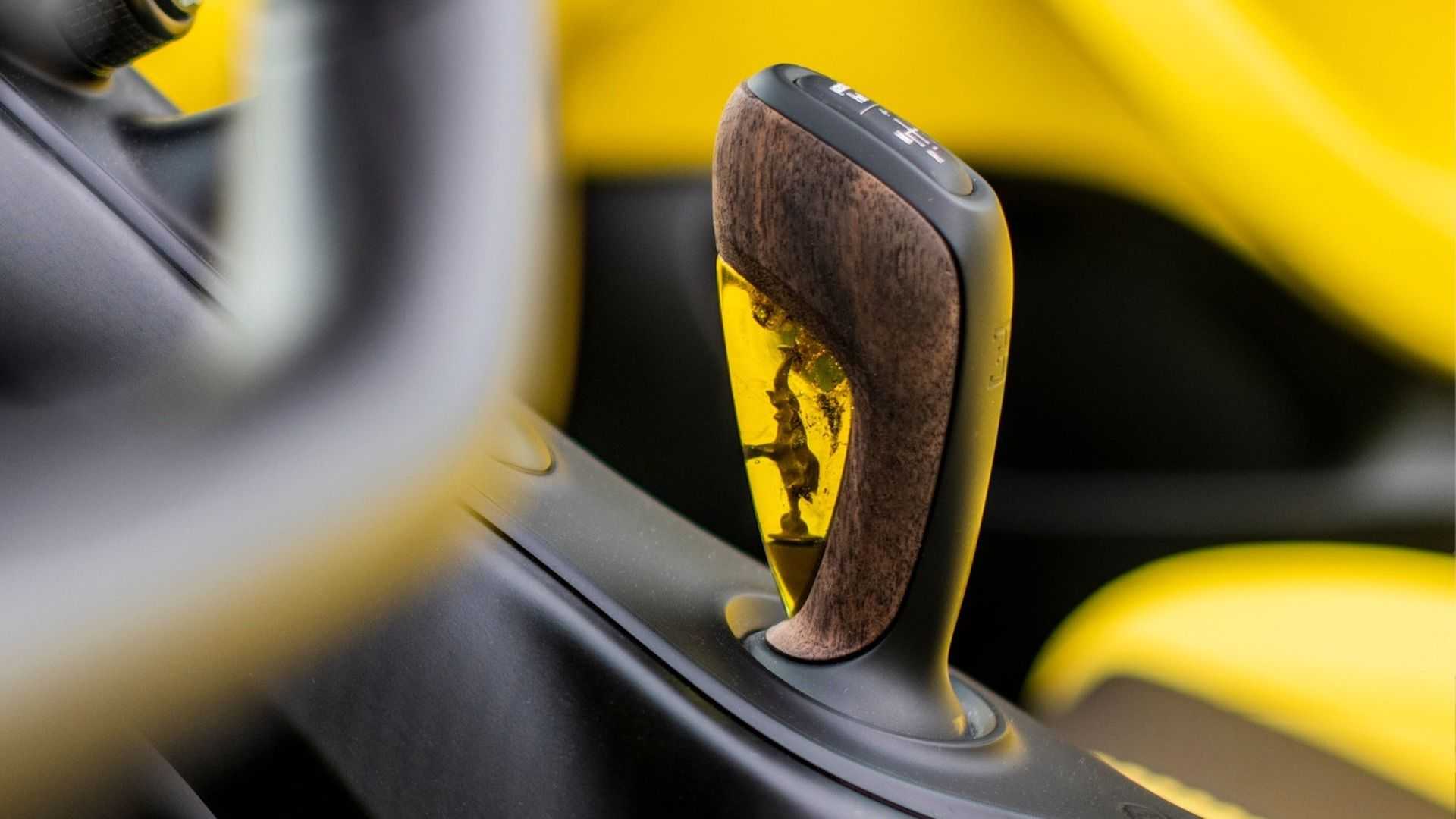 Bugatti Mistral comando da caixa de velocidades