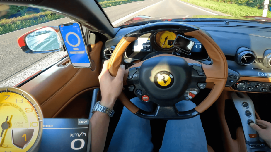 Ferrari F12 Berlinetta cockpit