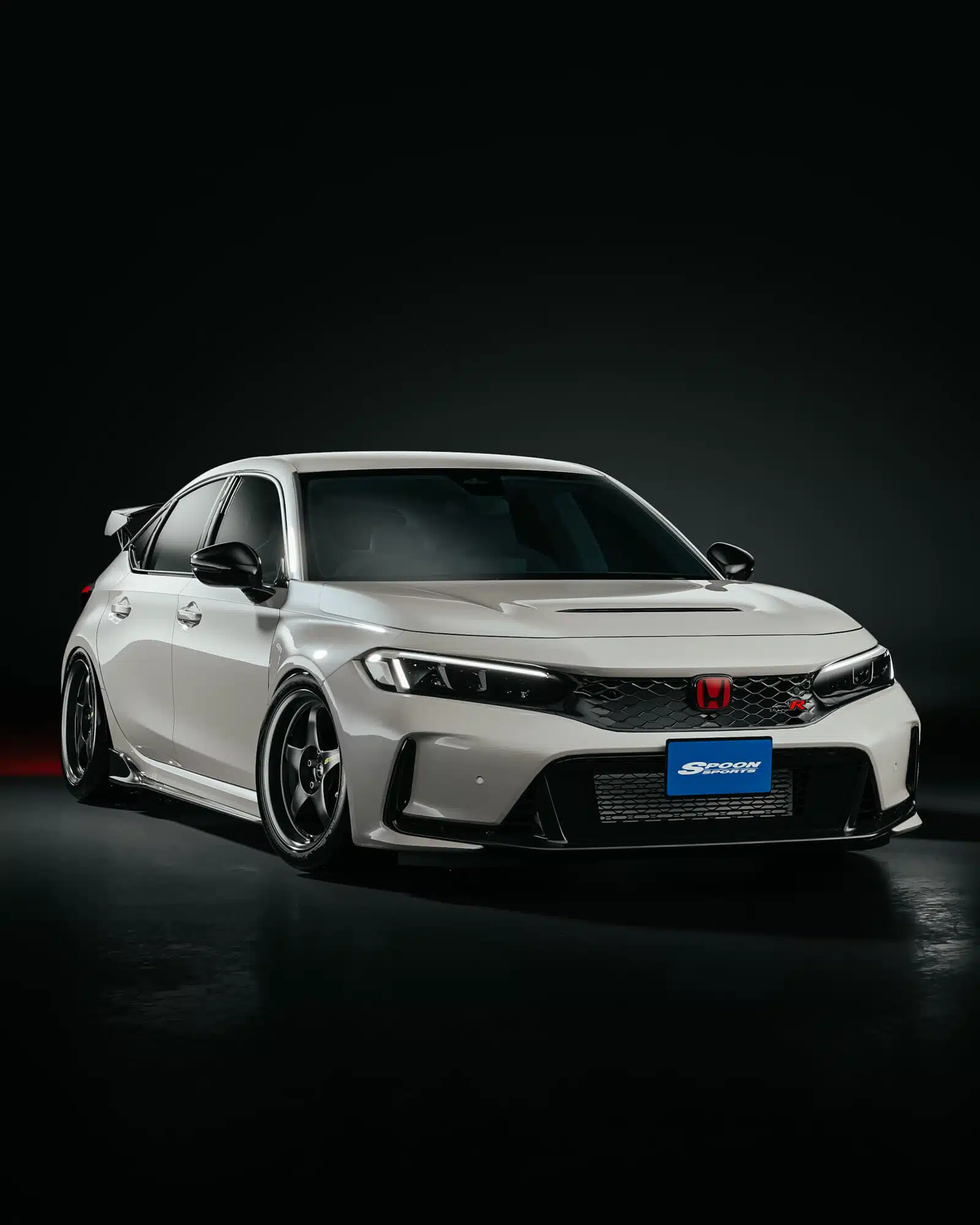 Honda Civic Type R FL5 modificado, vista 3/4 frente