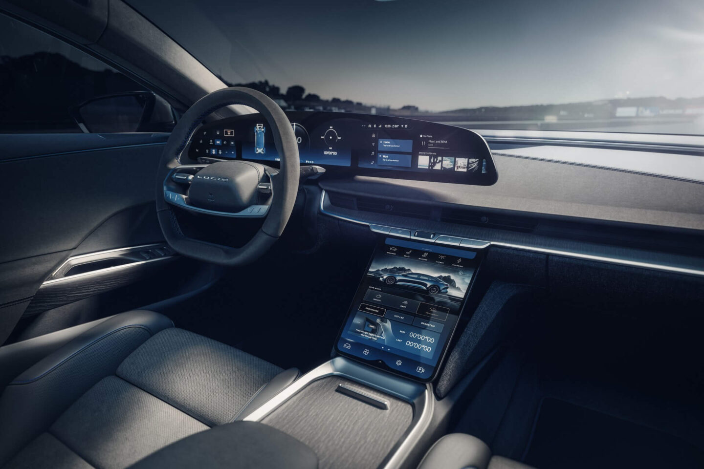Lucid Air Sapphire interior